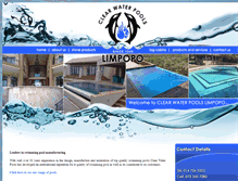 Tablet Screenshot of clearwaterpoolslimpopo.co.za